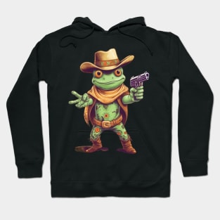 This frog ain't afraid to shoot his shot Hoodie